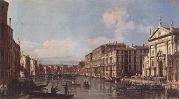  Vue Tableaux - Vue du Grand Canal à San Stae urbain Bernardo Bellotto